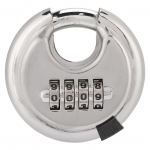 Stainless Steel Password Round Padlock Key 70mm thickened 9, 5mm for Outdoor Warehouse Fences