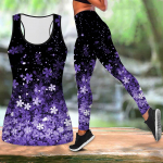 Kaunis Cherry Blossoms Print joogariietus naistele Mood Treening Retuusid Fitness Sport Vabaaja joogap&uuml;ksid XS sinine
