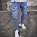 2025 Naiste teksap&uuml;ksid Tasku disain Kitsad sirged denim p&uuml;ksid Naiste elastsus Venivad T&otilde;mblukk 2025 Kevad S&uuml;gis &Uuml;hev&auml;rvilised teksad XL hall