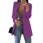 Naiste &uuml;likond, mantel rev&auml;&auml;riga, pikkade varrukatega, eest avatud ja taskutega &auml;rijope XL lilla