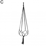 1 tk punutud k&ouml;iega rippuv korv lillepott &otilde;lgedest makraam v&otilde;rk riidepuu Aiahoidik K&auml;sit&ouml;&ouml;taim R&otilde;dukaunistuse tarvikud