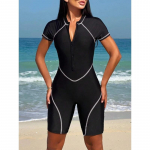 2025 Slim Rush Guard Surfi Ujumistrikoo Naised &Uuml;heosaline Lukuga Must Ujumisr&otilde;ivas Naissoost Suplejad Suplemine Ujumine Ujumiskost&uuml;&uuml;m XXL