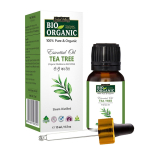 Indus Valley 100% Pure Natural & Organic, Undiluted Tea Tree Essential Oil with Therapeutic Grade & Glass Dropper for Skin, 15ml X pack of 2