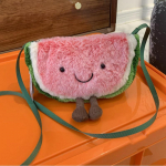 Jellycat Fun Watermelon Plush Crossbody kott &ndash; armas kingitus t&uuml;drukutele Approximately 18CM