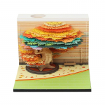 2025 3D paberiskulptuurkalender : Loovad kleepm&auml;rkmed ja puumaja kaunistused