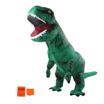 Dinosaurus kost&uuml;&uuml;m T Rex T&auml;ispuhutav Dinosaurus Puhutav Kost&uuml;&uuml;m Halloweeni Cosplay Peo J&otilde;uludeks roheline