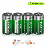 1,5 V v&otilde;imsusega laetav aku 15 000 mWh LR20 liitiumioonakud LR14 C suurusega liitiumaku gaasiseadmetele, veeldatud pliit 4PCS C Size Battery