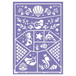 Pochoir de maquillage enfant Sir&egrave;nes - GRIM TOUT - Blanc - Int&eacute;rieur - Fille - 3 ans