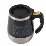 Kaasaskantav elektriline roostevabast terasest isesegav tass magnetsegamisega kohvikruus must must