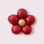 Matte lilledega alumiiniumkilest &otilde;hupallid beebi 1. s&uuml;nnip&auml;evaks pulmapeo &otilde;hupall poiss, t&uuml;druk beebi du&scaron;itarbed m&auml;nguasja &otilde;hupallid punane