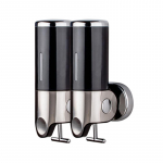 500ML &Scaron;ampoon Seep Vedeliku Dosaator &Uuml;hekordne/Kahekordne/Kolmekordne Seinale Paigaldatav Ruudukujuline K&auml;sitsi Du&scaron;i &Scaron;ampooni Vedeliku Dosaatori Konteiner