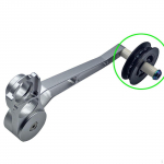 Bike Chain Tensioner Guide Wheel Shaft,Component,Easy to Install for Folding Maintenance Study