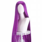 100cm Pikk Sirge Cosplay Parukas Keskmise Lahknemisega Keskmine Lahknemine Blond Roosa Punane Lilla Kuumuskindel S&uuml;nteetiline Juukseparukas One Size