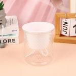 Mini isekastvad lillepotid, l&auml;bipaistvad plastikust taimepotid, isekastvad istutuspoti vaas kodu kaunistamiseks B