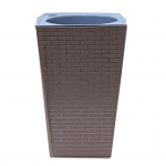 Isekastuv lillepott drenaažiaukudega, automaatne kastmispott, veepaak, toa- ja &otilde;uetaimedele S