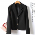 Kevadine uus m&auml;&auml;rdunudvalge puusa kaelarihmaga kost&uuml;&uuml;mjakk Naiste Niche Design Sense Casual v&auml;ike &uuml;likonnajope M must