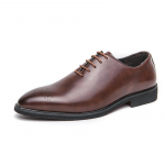 Luksuslikud lakknahast kingad meestele Oxfords Paeladega Meeste Pulmapeo Kontorit&ouml;&ouml;kingad Elegantse H&auml;rrasmehe Stiilsed T&ouml;&ouml;kingad 38 pruun