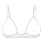 Naiste l&auml;bipaistev lilleline pitsist bralett, reguleeritavad paelad, juhtmevaba mugavus igap&auml;evaseks pesuks XL