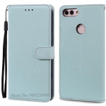 Huawei P Smart 2018 &uuml;mbris FIG-LX1 Nahast rahakoti klapp&uuml;mbris Huawei P Smart &uuml;mbrisele FIG-LX1 5,65-tolline &uuml;mbris Coque Fundas kest P Smart 2018 FIG-LX1