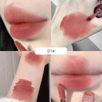 Artistic Soft Mist Mousse Lip Glaze Velvet Matte Lipstick Holding Makeup Not Easy to Sticky Cosmetics Lipstick 01#