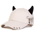 Pesapallim&uuml;ts M&uuml;ts Rauast R&otilde;ngas Lehma Sarv Kevad Suvi S&uuml;gis Punk Hip hop Rock Reguleeritav Unisex Mehed Naised Vabaaja Puuvill Snapback x1