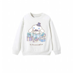 2025 MINISO Laste R&otilde;ivad Armsad Cinnamorolli kapuutsiga pusad Joonisfilm Anime Perifeersed Poiste ja T&uuml;drukute &Uuml;mara kaelusega Pullover kevadiseks ja s&uuml;giseseks hooajaks 150 roheline