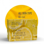 Aroma Magic 6 step Brightening Lemon Manicure & Pedicure Kit | Calms & relaxes muscles, de-tans & brightens skin| Pack of 1