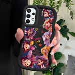 V&auml;rvitud mustriga Big Wave Edge pehmest silikoonmaterjalist Macaron telefoni&uuml;mbris, p&otilde;rutuskindel kaitsev kummist korpus Samsung Xiaomi Poco Redmi jaoks Redmi 14C 5G must