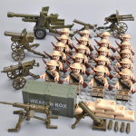 20 tk/partii II maailmas&otilde;ja s&otilde;jalised tegelased II maailmas&otilde;ja s&otilde;durid Rahvusarmee ehitusklotsid Relvad Kokkupandavad klotsid Lastem&auml;nguasjad