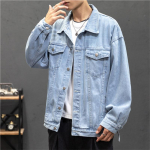 Meeste teksajakk Mood Hole Retro Mootorratas Basic Mantel Meeste T&auml;navar&otilde;ivad Bomber Teksajakk Cowboy Meeste jope vabaaja mantlid S