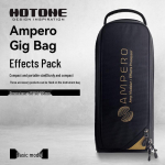 Hotone Ampero II Stage mitmeefektipedaal koos spetsiaalse kotiga elektrikitarrile