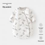 Imiku temperatuurikontrolliga magamiskott - Tepitud hooajaline kick-proof U-kujuline lukuga pidžaama vasts&uuml;ndinutele S (0-1 year)