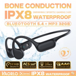 Originaal VAORLO T&otilde;elise Luujuhtivusega Juhtmevabad K&otilde;rvaklapid IPX8 Veekindlad Ujumiseks Spordiks Hifi K&otilde;rvaklapid Bluetooth 5.4 32GB MP3-m&auml;ngija must