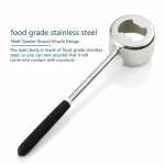 1 tk Vastupidav kookosp&auml;hkli avaja t&ouml;&ouml;riist Roostevabast terasest kookosp&auml;hkli avaja K&ouml;&ouml;giriistad 1Pc