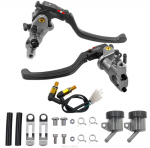 Paar CNC 19 RCS Mootorratta Piduri Peasilindri Kaabel Sidur Radiaalne Piduri pump 22mm Universaalne Honda Yamaha Kawasaki Suzuki jaoks Alumiiniuml&uuml;litiga