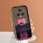 Pehme silikoonist ruudukujuline redelprintimise mustriga telefoni korpus, t&auml;iskaanega kaamera p&otilde;rutuskindel kummist &uuml;mbris Huawei Honori jaoks Huawei Nova 9 Pro tumepunast v&auml;rvi