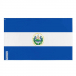 Drapeau Salvador 96 x 144 cm