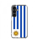 Coque T&eacute;l&eacute;phone &ndash; Samsung &ndash; Galaxy S24 Plus &ndash; Drapeau Uruguay &ndash; Souple &ndash; mitmev&auml;rviline