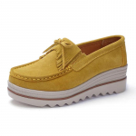 Kevad Naiste Lamedad Kingad Platvormiga Tennised Slip-on Lamedad Nahast Suede Daamide Mokassiinid Vabaaja Kingad Naiste Mokassiin Kingad f65 35