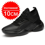 Kevadised liftikingad Meeste Kingad 10cm K&otilde;rged PU Nahast Liftikingad Teismeliste Sporditrendikad Kingad Meeste Tossud Vabaajakingad 41 red