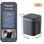 Automaatne nutikas induktsiooniga pr&uuml;gikast koju &ndash; Suur mahutavus elutuppa, k&ouml;&ouml;ki, vannituppa Long-lasting Battery - Rechargable