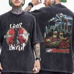 Vintage Pestaudusega Rockb&auml;ndi Limp Bizkit T-s&auml;rk Meeste Naiste R&otilde;ivad Mood Hip Hop Gooti &Uuml;lisuur L&uuml;hikeste Varrukatega T-s&auml;rk T&auml;navamood XL