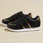 Naiste vabaaja sporditossud tennise mokassiinid rula vulkaniseeritud kingad 43 must