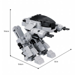 Buildmoc Filmi Mech Politsei Robot 305 tk Klotse ED-209 Robotid Mudel Ehitusklotsid M&auml;nguasjad Lastele S&uuml;nnip&auml;evakingitused