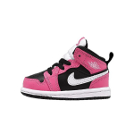Air Jordan 1 Mid GT Pinksicle Beebi tossud Must Valge 644507-002 25