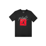 Air Jordan Treening Spordi Prinditud Logo &Uuml;mmarguse Kaelusega T-s&auml;rk Meeste Topid Must DA6744-010 M