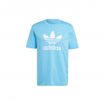 Adidas Originals Adicolor T&auml;hestiku Logotr&uuml;kiga &Uuml;mmarguse Kaelusega T-s&auml;rk Meeste Topid Sinine IR7980 M