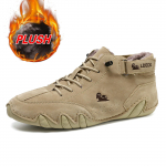 Populaarsed talvised sametist Martini saapad suur suurus kaheksajalg meeste termilised puuvillased saapad k&otilde;rge s&auml;&auml;rega meeste spordi- ja vabaajajalatsid 34