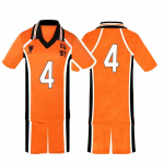 Haikyu!! Haikyuu Cosplay Kost&uuml;&uuml;m Karasuno Koukou Keskkooli V&otilde;rkpalliklubi Hinata Shoyo Kageyama Tobio Spordir&otilde;ivad S&auml;rgid as the picture-S