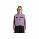 Nike Sportswear Phoenix Fleece Kirjatr&uuml;kiga Pusa Pikkade Varrukatega Huppar Naiste huppar Light-Mineral-Purple FV7675226 M